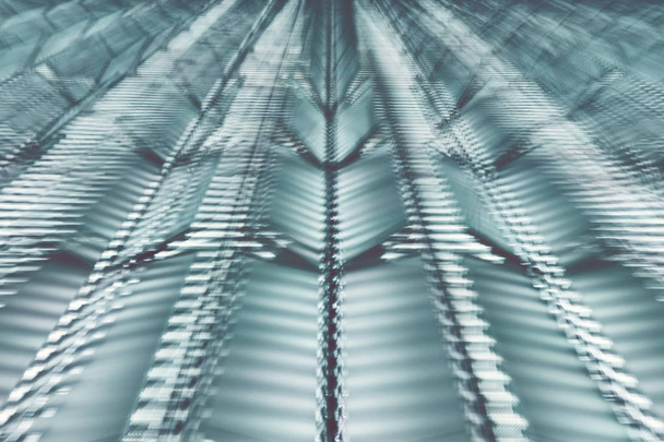 Motion blurred lights, abstract defocused background - 写真・画像
