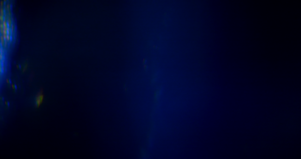 Blue Light Leaks on Black Background. Overlay. Transition - Footage, Video