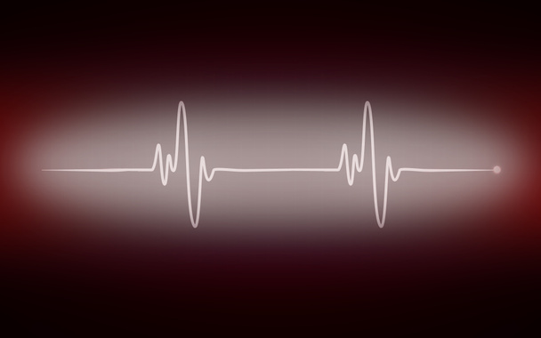 Szív kardiogram pulzus diagram elektrokardiogram monitor - Fotó, kép