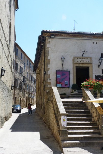 Street in the center of San Marino - Photo, Image