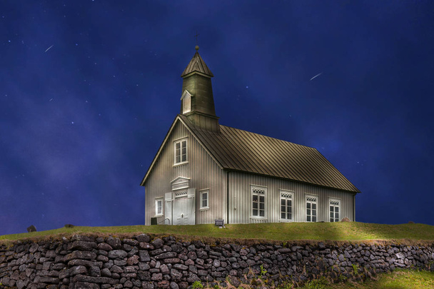 Εκκλησία της Strandarkirkja - Sveitarf "lagi" "lfus" - Su "urland  - Φωτογραφία, εικόνα