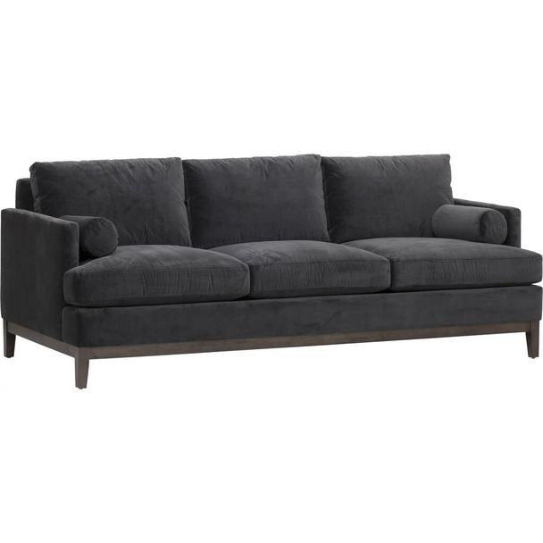 Best Choice Products Modern Faux Leather, τριθέσιος καναπές με καναπέ-κρεβάτι, Andrea Sofa Bed Black με λευκό φόντο - Φωτογραφία, εικόνα