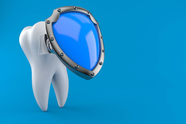 Зуб со щитом
 - Фото, изображение