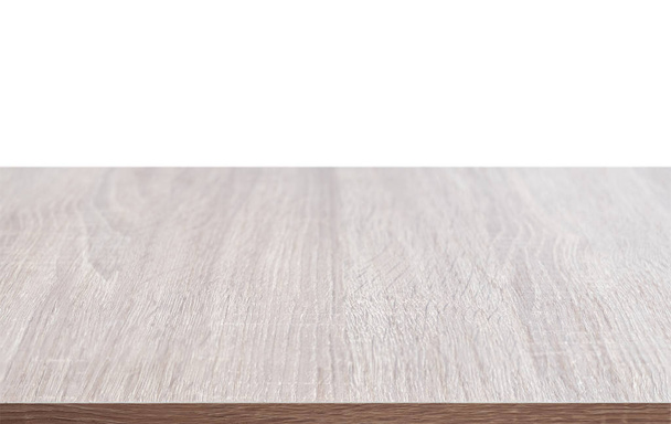 Tabletop made of wood isolated. - Φωτογραφία, εικόνα