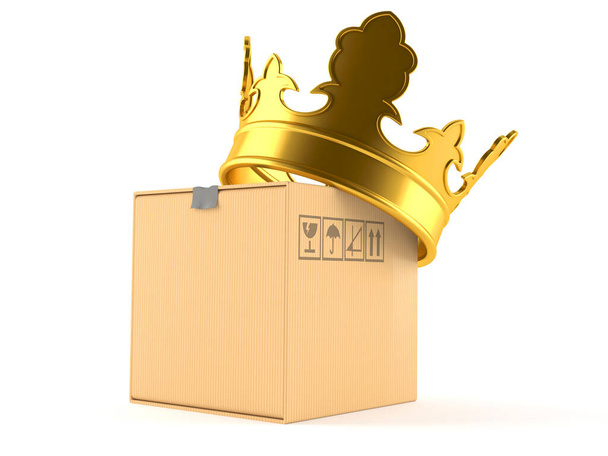 Коробка с короной
 - Фото, изображение