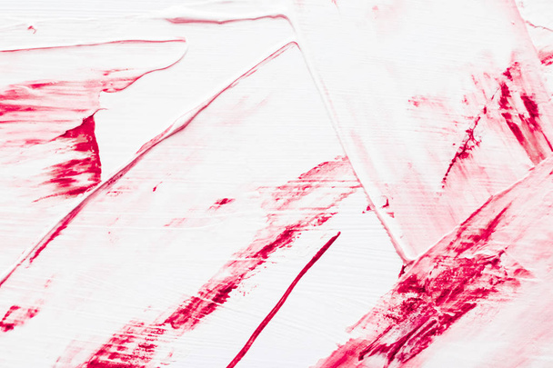 Artistic abstract texture background, pink acrylic paint brush s - Fotó, kép