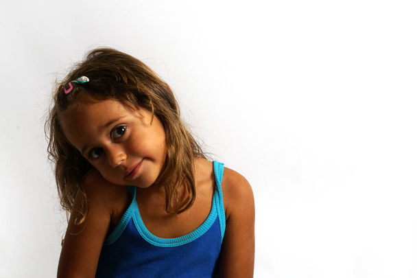 Портрет чотирирічної італійки. - Фото, зображення