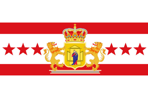 Bandiera di Drenthe dei Paesi Bassi
 - Foto, immagini