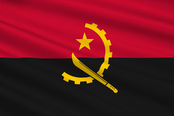 Flag of Republic of Angola - Photo, Image