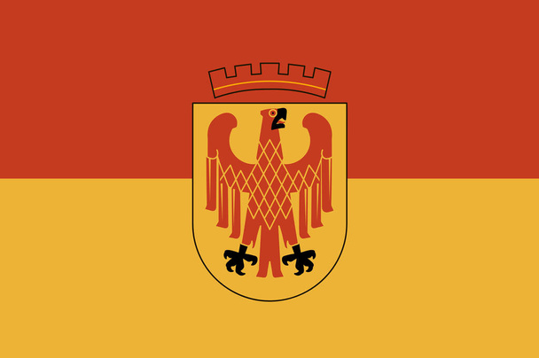 Bandeira de Potsdam em Brandenburg, Alemania
 - Foto, Imagem