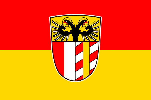 Bandera de Swabia en Bavaria, Alemania
 - Foto, Imagen