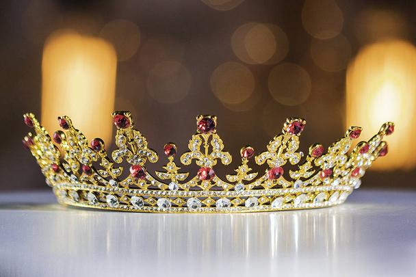 ロイヤル・エレガントなプリンセスティアラ・クイーンの王冠 - 写真・画像
