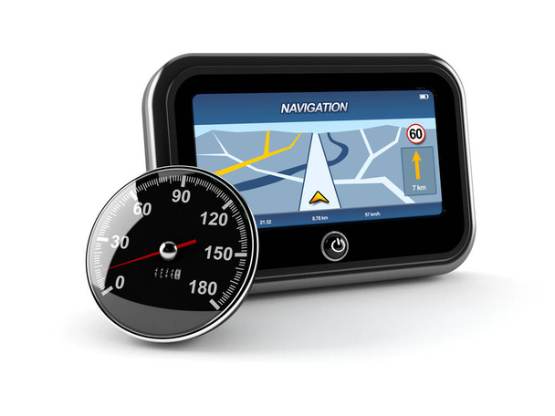GPS com medidor
 - Foto, Imagem