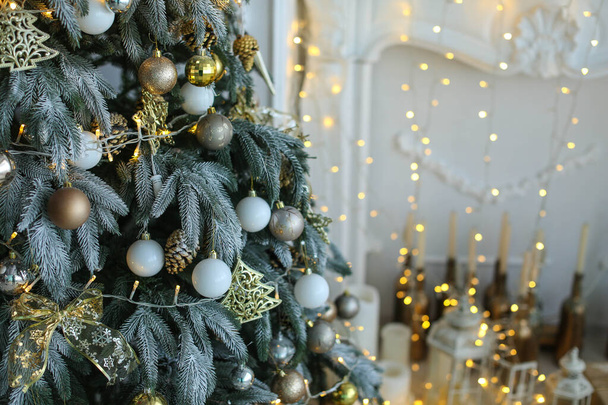 Árvore de Natal close-up sem pessoas
 - Foto, Imagem