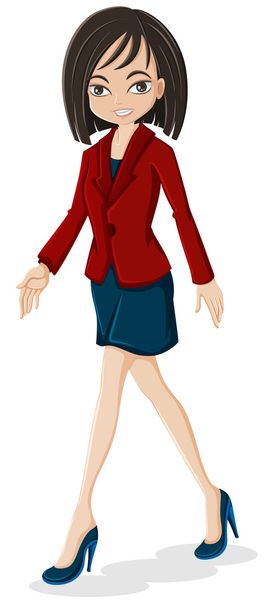 Office Lady - Vector, Image