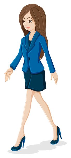 Office lady - Vector, afbeelding