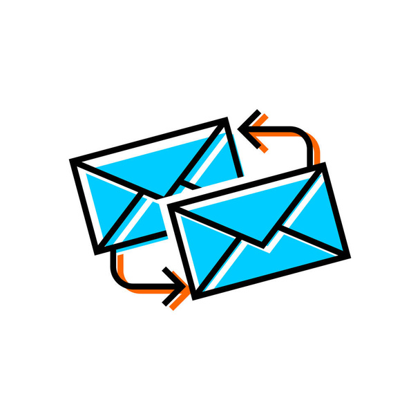 E-mailové písmeno vektorové ikony - Vektor, obrázek