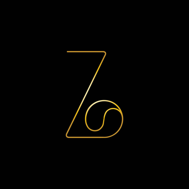 Z Luxury Letter Logo template in vector for Restaurant, Royalty, Boutique, Cafe, Hotel, Heráldico, Jóias, Moda e outras ilustrações vetoriais. Design de ícone Z para empresa de moda e beleza
. - Vetor, Imagem