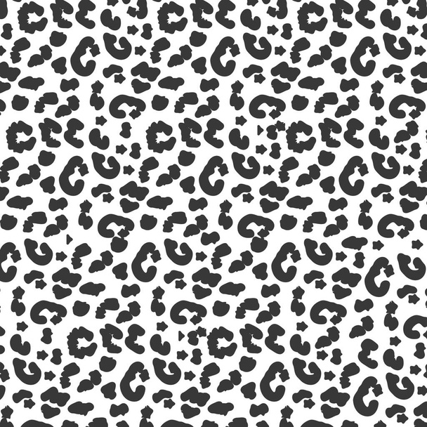 fondo de leopardo blanco y negro. Stock ilustración vectorial
 - Vector, Imagen