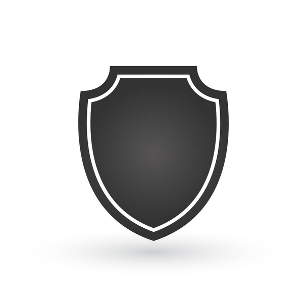 Icona Shield nel design alla moda in stile piatto. Simbolo scudo per la progettazione del sito web, logo, app, interfaccia utente, presentazione. Illustrazione vettoriale isolata su sfondo bianco
. - Vettoriali, immagini
