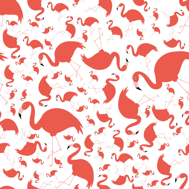 seamless flamingo pattern - Вектор, зображення