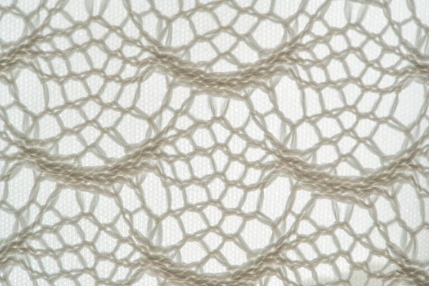 Flou, texture, fond, motif. tissu de dentelle blanche. Ce wo
 - Photo, image