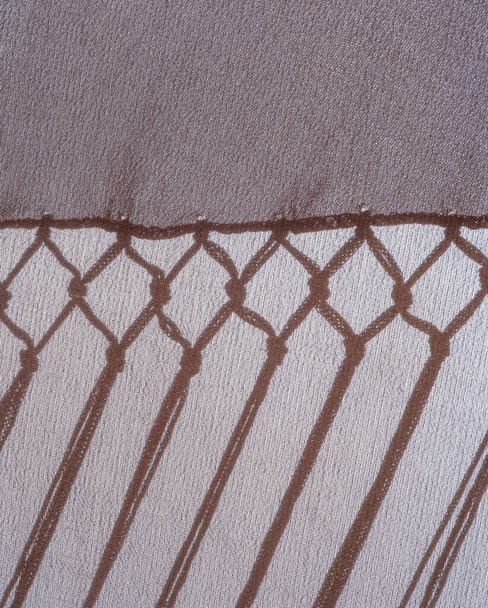 Фон текстуры шелковой ткани. Это натуральный коричневый шарф.
 - Фото, изображение