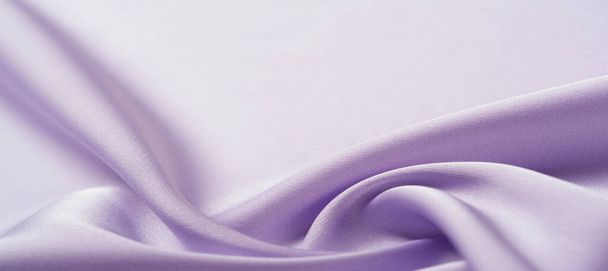 background texture, pattern. Lilac silk fabric.  It is a smooth, - Photo, Image