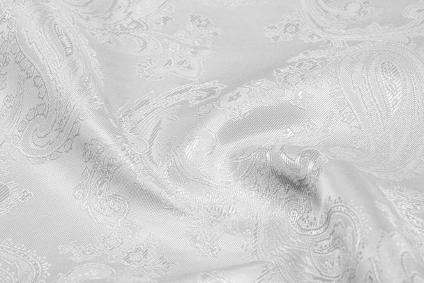 Tekstuuri tausta Silkki kangas Musta valkoinen väri Ylellinen pehmeä
  - Valokuva, kuva
