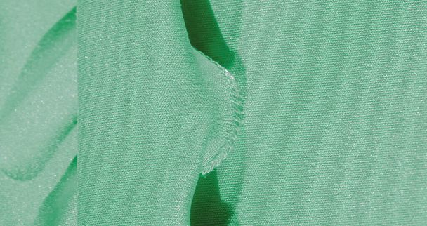 Texture, fond, tissu de soie, châle vert pour femme Pratique
 - Photo, image