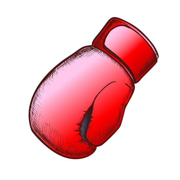 Boxing Glove Protect Sport Wear Color Vector - Vector, Image