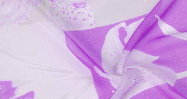 TTexture, background, pattern, silk fabric, Purple on Silver bac - Photo, Image