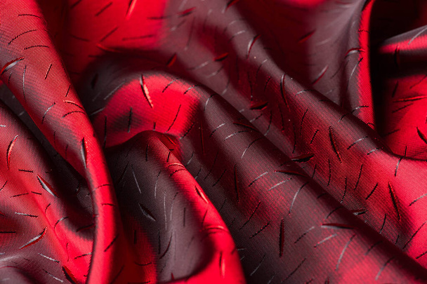texturé, fond. dessin. Tissu de soie rouge. Ce particulier
  - Photo, image