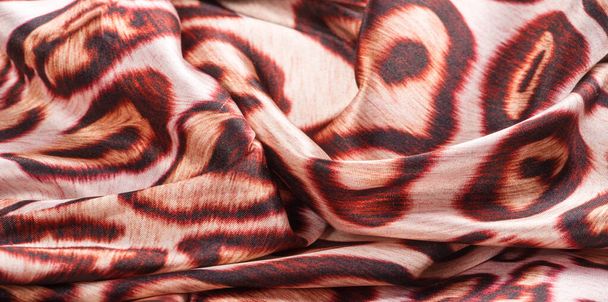текстура, фон, узор. шелковая ткань, кожа тигра, светлая и
 - Фото, изображение