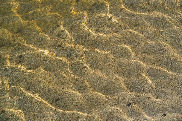 Θερινό τοπίο. Ελαφρύ αεράκι, μικρά κύματα, αντανακλάσεις του  - Φωτογραφία, εικόνα