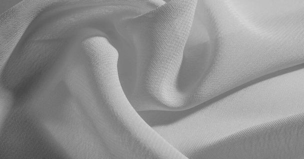Fundo, padrão, textura, papel de parede, tecido de seda branca tem um
 - Foto, Imagem