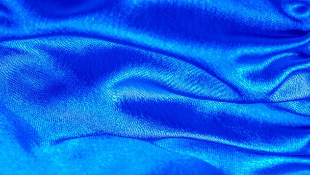 Windel mit blauer Textur. dieses vielseitige Gewebe ist vielseitig einsetzbar, - Foto, Bild