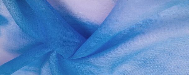 Textur, Muster, Kollektion, Seidenstoff, blau kastanienbraun weiß rot - Foto, Bild