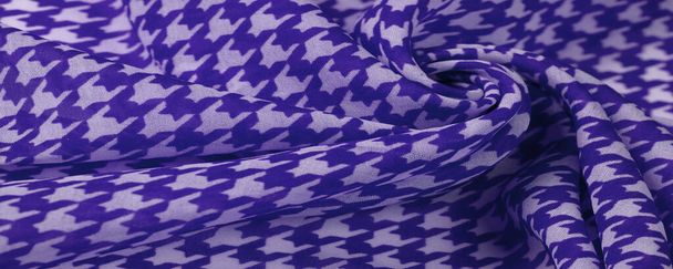 Textura, fondo, patrón, tela de seda, brillos azules en un whi
 - Foto, Imagen
