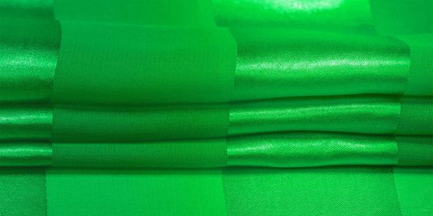 Текстура, фон, зелена шовкова смуга з металевою тканиною
 - Фото, зображення