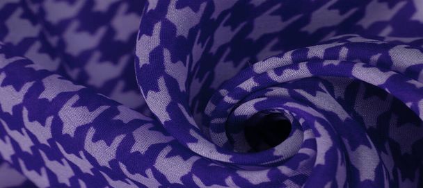 Texture, fond, motif, tissu de soie, éclats bleu sur un whi
 - Photo, image