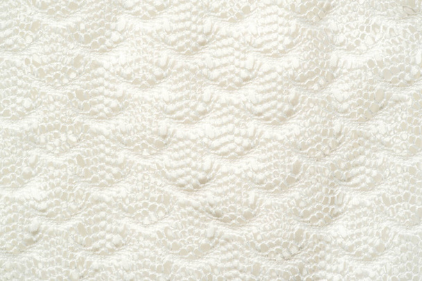 textuur, achtergrond, patroon. witte Lace weefsel. Dit prachtige  - Foto, afbeelding
