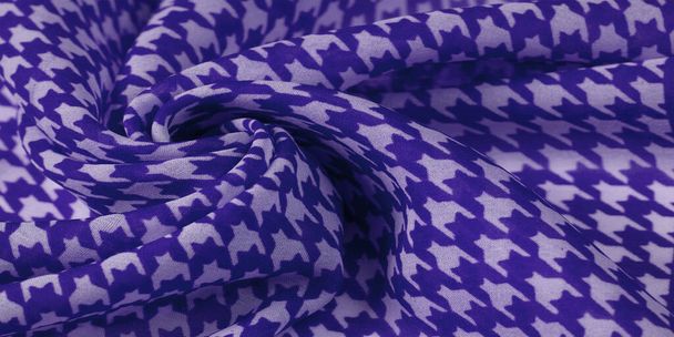 Текстура, фон, узор, шелковая ткань, ярко-синий на белом
 - Фото, изображение