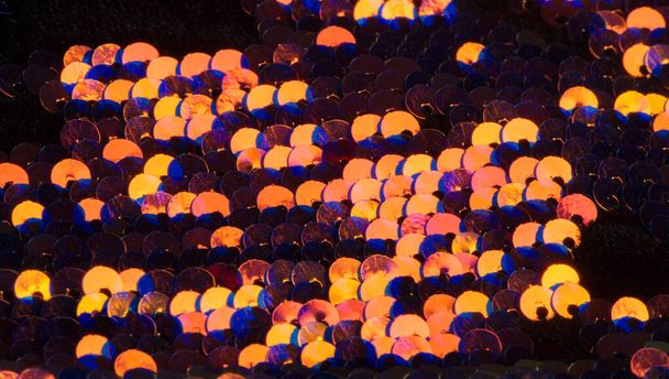 patroon achtergrond textuur weefsel met pailletten sterven en licht Thi - Foto, afbeelding