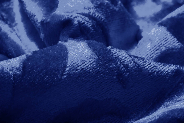 Texture fond motif velours tissu de couleur bleue Velours est s
 - Photo, image