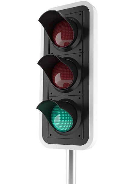 Зеленый свет трафика - Фото, изображение