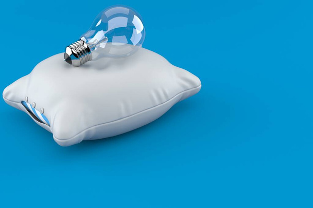 Travesseiro com lâmpada
 - Foto, Imagem