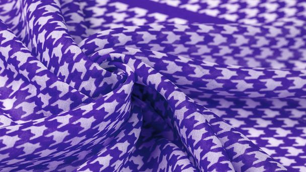 Textura, fundo, padrão, tecido de seda, brights azul em um whi
 - Foto, Imagem