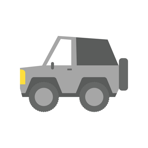 Isolated car icon flat design - Vektor, obrázek