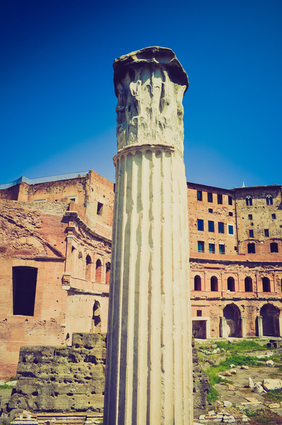 Trajana, Rzym wyglądowi retro - Zdjęcie, obraz